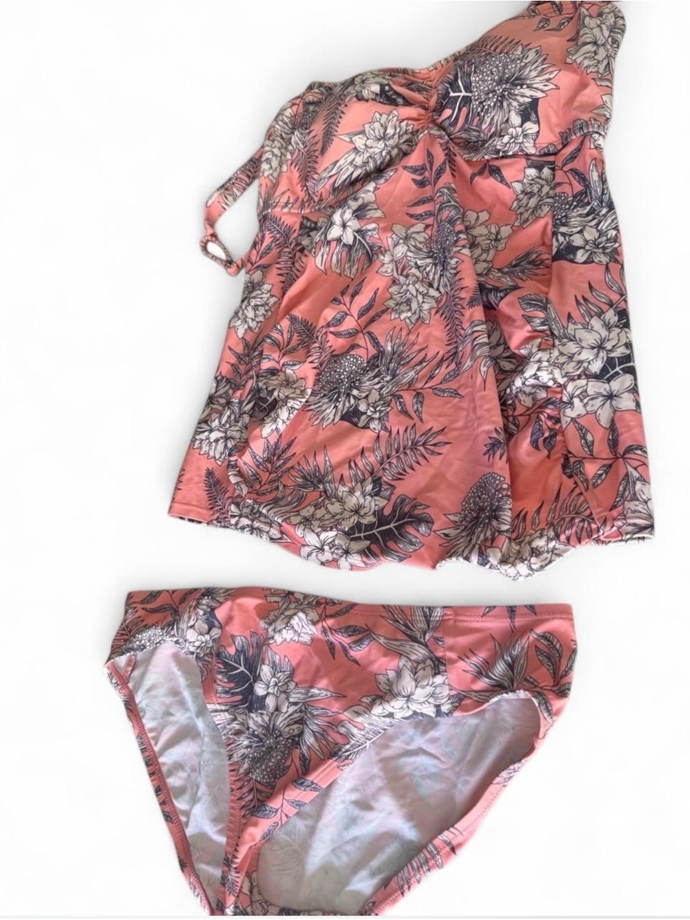 Motherhood Coral Floral Maternity Swim Suit